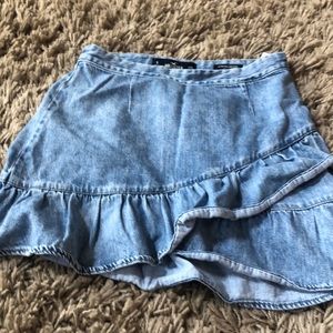 Hollister denim skirt